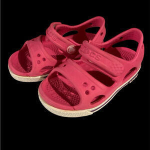 CROCS Kids Bright Pink Sandals